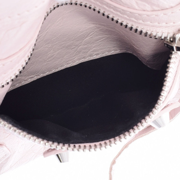 BALENCIAGA City Bag Pink Lambskin Handbag - Picture 9 of 9